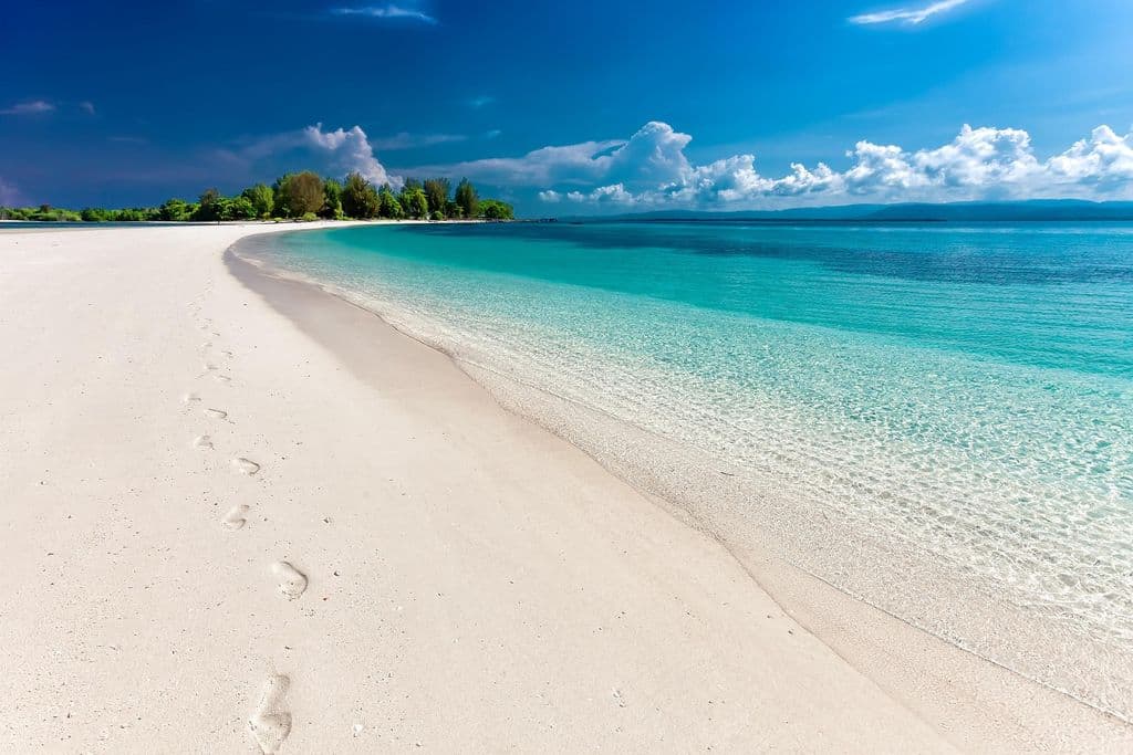 Strand in Indonesien.
