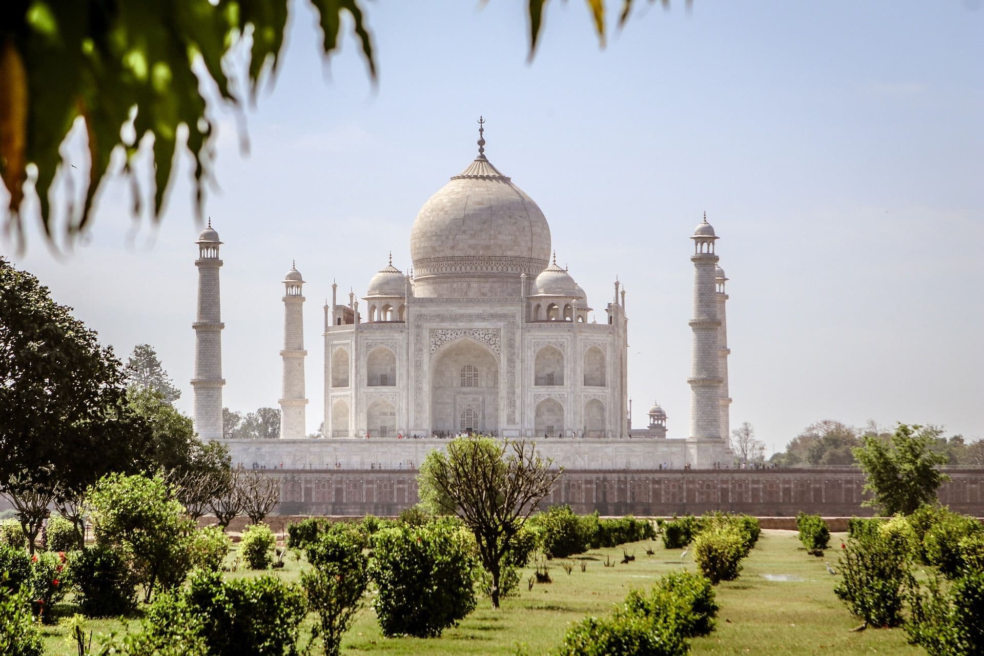 Das Taj Mahal in Indien.